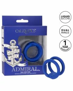 Double Cockring Dual Cock Cage Admiral 32mm -Cockrings Flexibles Soldes Boutique double cockring dual cock cage admiral 32mm 4