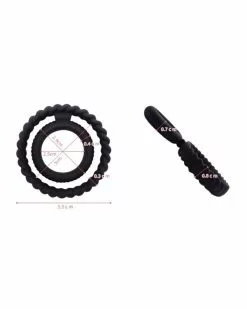 Generique Double Cockring Dual Ring 12 Generique Double Cockring Dual Ring -Cockrings Flexibles Soldes Boutique double cockring dual ring 4