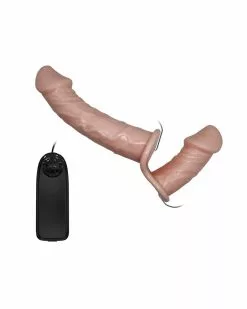 Baile Double Gode Ceinture Passionate 17 X 4.5 Cm -Cockrings Flexibles Soldes Boutique double gode ceinture passionate 17 x 45 cm 2