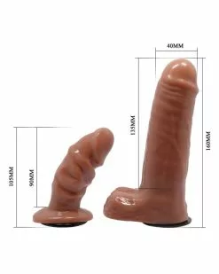 Baile Double Gode Ceinture Vibrant Passion Dual 14 X 4cm -Cockrings Flexibles Soldes Boutique double gode ceinture vibrant passion dual 14 x 4cm 3