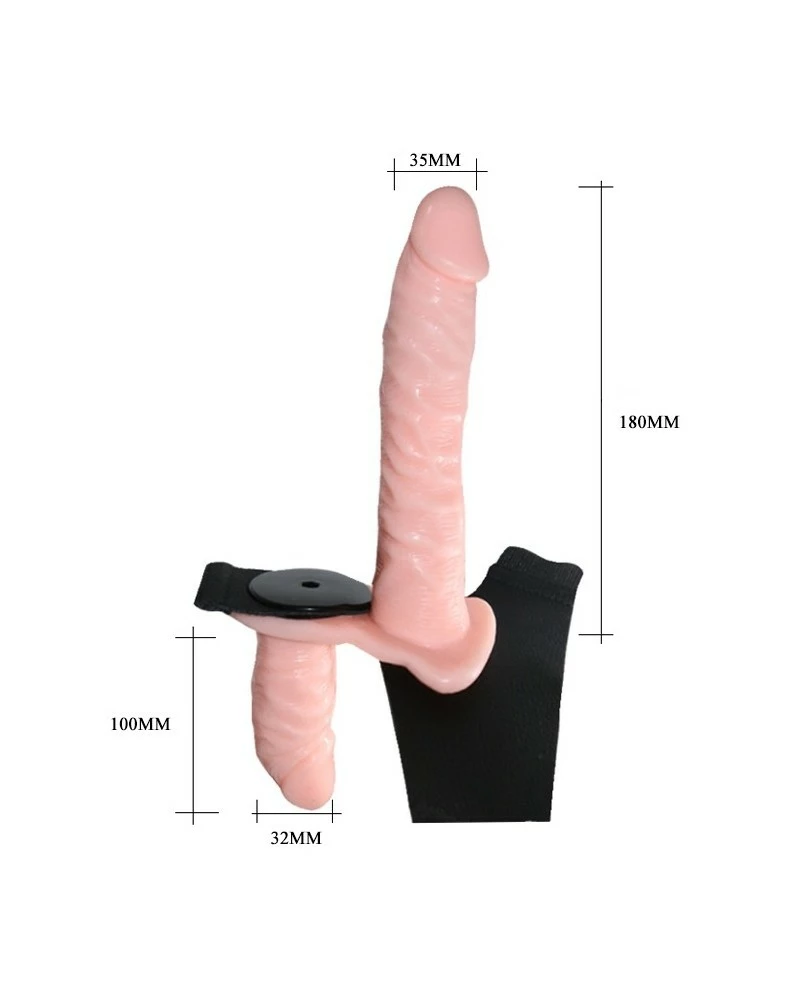 Baile Doubole Gode Ceinture Vibrant Passionate 16 X 3.5 Cm 8 Baile Doubole Gode Ceinture Vibrant Passionate 16 X 3.5 Cm – Image 6