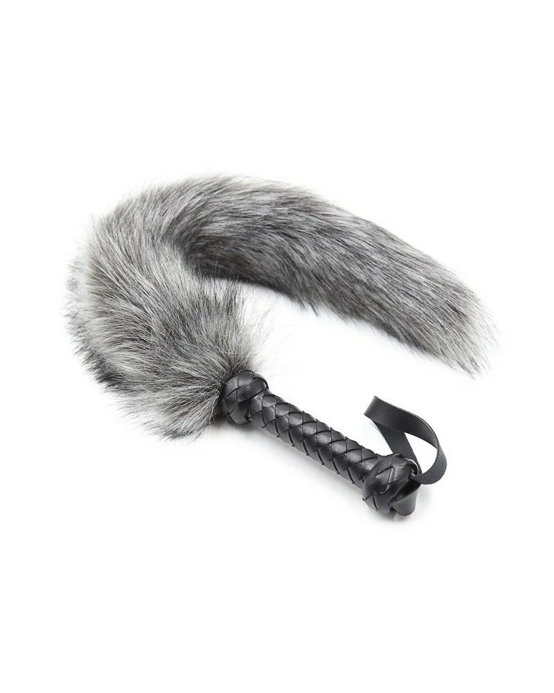 FUKR Fouet Pour Caresse Gris 45cm 3 FUKR Fouet Pour Caresse Gris 45cm