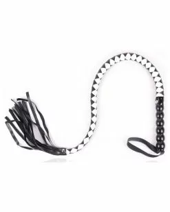 Correct Me Fouet Sm Snaq 90cm Noir-Blanc