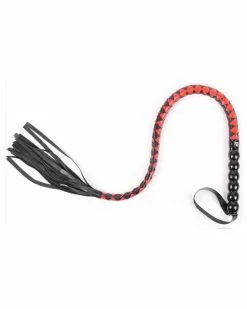 Correct Me Fouet Snake Joker 80cm Noir-Rouge