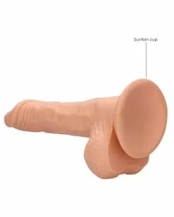 Real Rock Gode Ceinture Avec Testicules RealRock Skin 20 X 6cm -Cockrings Flexibles Soldes Boutique gode ceinture avec testicules realrock skin 20 x 6cm 7