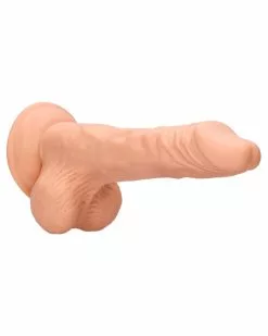 Real Rock Gode Ceinture Avec Testicules RealRock Skin 20 X 6cm -Cockrings Flexibles Soldes Boutique gode ceinture avec testicules realrock skin 20 x 6cm 8