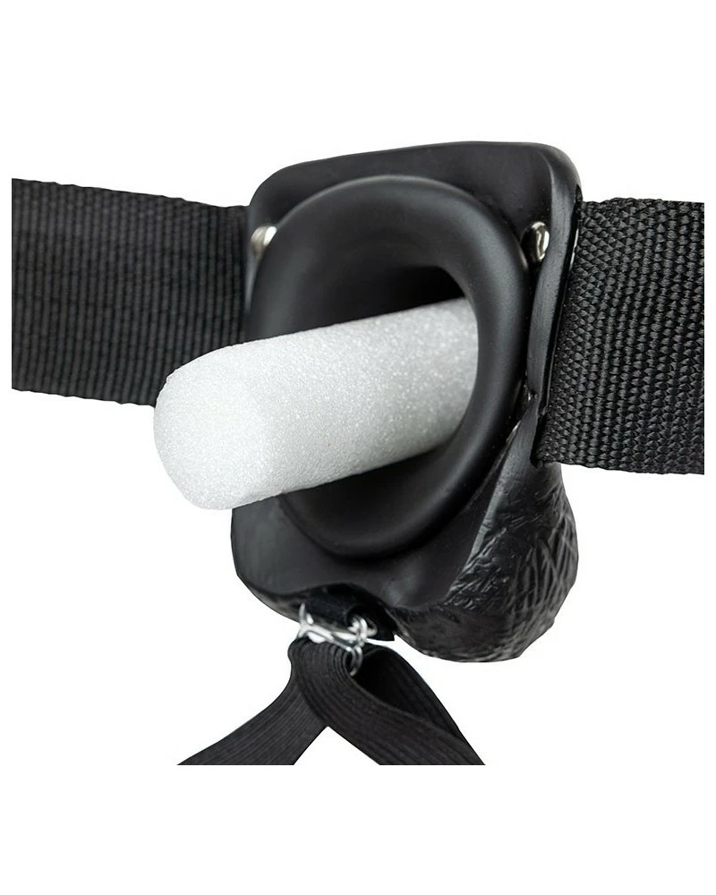 Real Rock Gode Ceinture Creux Hollow Strap On RealRock 18 X 4.5cm Noir 7 Real Rock Gode Ceinture Creux Hollow Strap On RealRock 18 X 4.5cm Noir – Image 5