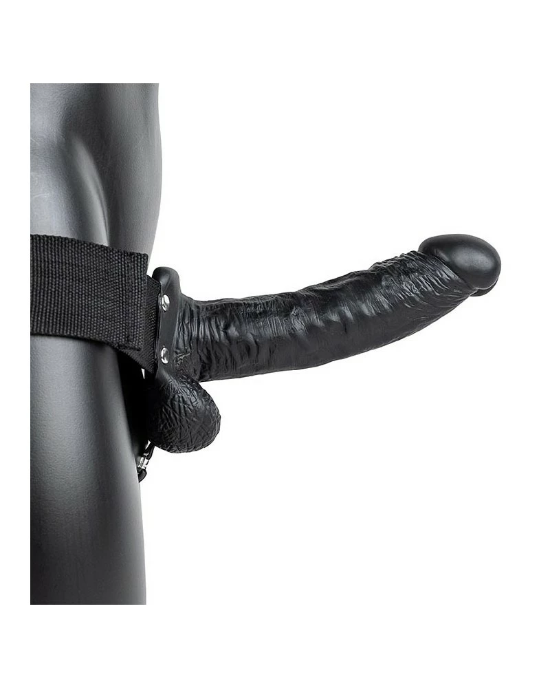 Real Rock Gode Ceinture Creux Hollow Strap On RealRock 18 X 4.5cm Noir 3 Real Rock Gode Ceinture Creux Hollow Strap On RealRock 18 X 4.5cm Noir