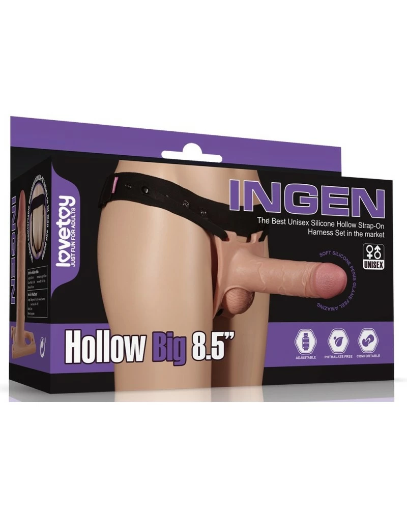 Love Toy Gode Ceinture Hollow Big 20.3 X 5cm 4 Love Toy Gode Ceinture Hollow Big 20.3 X 5cm – Image 2