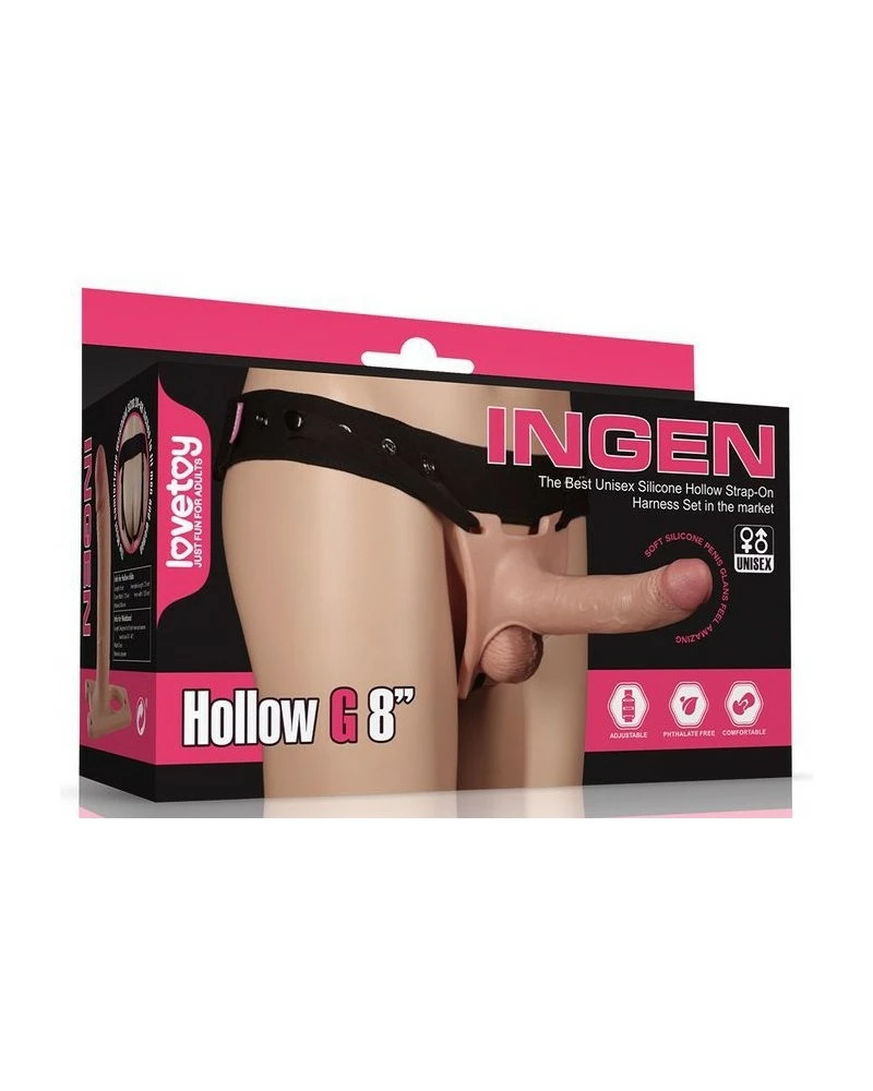 Love Toy Gode Ceinture Hollow G 19.3 X 4.5cm 4 Love Toy Gode Ceinture Hollow G 19.3 X 4.5cm – Image 2