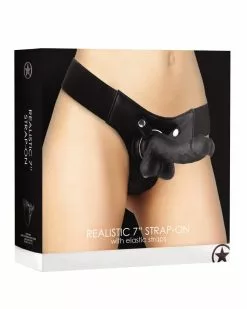 Ouch! Gode Ceinture Strap-on - 13 X 3.6 Cm NOIR -Cockrings Flexibles Soldes Boutique gode ceinture strap on 13 x 36 cm noir 1