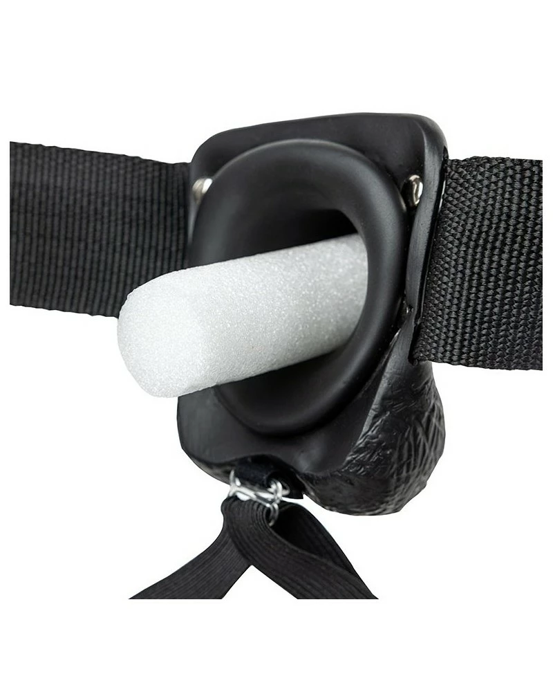 Real Rock Gode Ceinture Vibrant Hollow Vibe RealRock 18 X 4.5cm Noir 7 Real Rock Gode Ceinture Vibrant Hollow Vibe RealRock 18 X 4.5cm Noir – Image 5