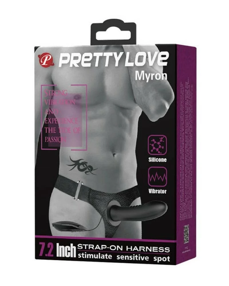 Pretty Love Gode Ceinture Vibrant Myron 18.5 X 4.8cm 4 Pretty Love Gode Ceinture Vibrant Myron 18.5 X 4.8cm – Image 2