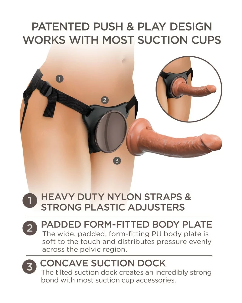 King Cock Kit Gode-ceinture Body Dock Comfort 18 X 3.5cm 11 King Cock Kit Gode-ceinture Body Dock Comfort 18 X 3.5cm – Image 9