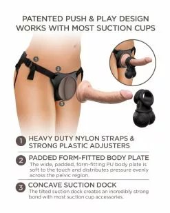 King Cock Kit Gode-ceinture Vibrant Body Dock Ultimate 27 King Cock Kit Gode-ceinture Vibrant Body Dock Ultimate -Cockrings Flexibles Soldes Boutique kit gode ceinture vibrant body dock ultimate 10