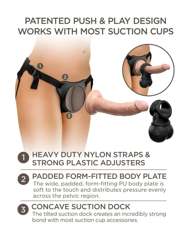 King Cock Kit Gode-ceinture Vibrant Body Dock Ultimate 13 King Cock Kit Gode-ceinture Vibrant Body Dock Ultimate – Image 11