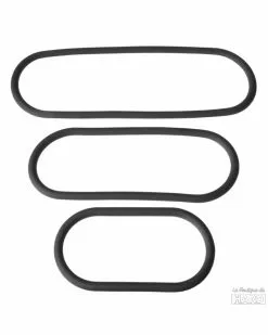 XPlay - PerfectFit Lot 3 Cockrings Silicone Wrap Ring