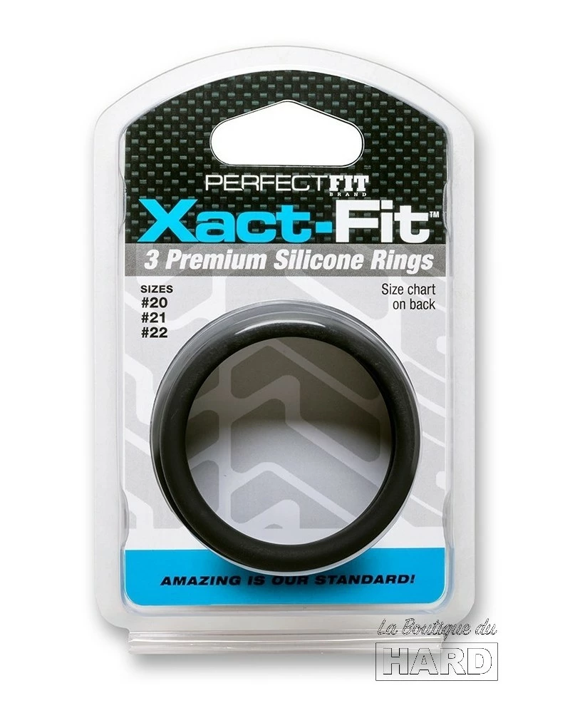 Perfect Fit Lot 3 Cockrings Xact-Fit L-XL 4 Perfect Fit Lot 3 Cockrings Xact-Fit L-XL – Image 2