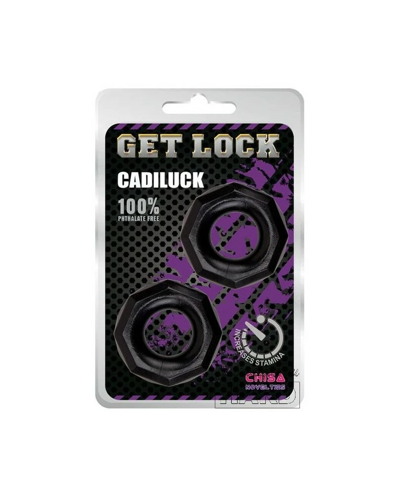 Chisa Novelties Lot De 2 Cockrings Cadiluck Noirs 4 Chisa Novelties Lot De 2 Cockrings Cadiluck Noirs – Image 2