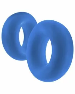 Hûnkyjunk By Oxballs Lot De 2 Cockrings Stiffy Bulge Bleus -Cockrings Flexibles Soldes Boutique lot de 2 cockrings stiffy bulge bleus 4