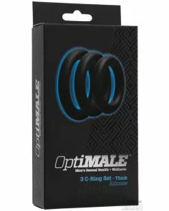 Optimale Lot De 3 Anneaux Silicone 10mm Noirs -Cockrings Flexibles Soldes Boutique lot de 3 anneaux silicone 10mm noirs 1