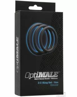 Optimale Lot De 3 Anneaux Silicone Fins Gris -Cockrings Flexibles Soldes Boutique lot de 3 anneaux silicone fins gris 1