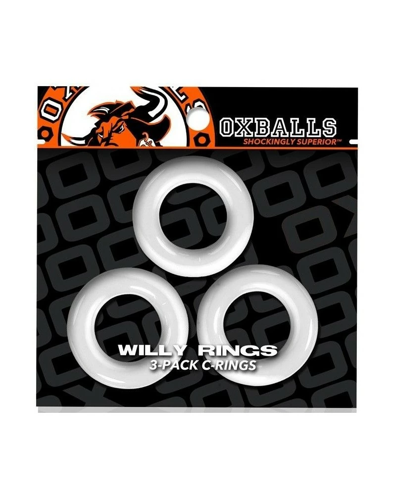 Oxballs Lot De 3 Cockings Willy Rings Blanc 4 Oxballs Lot De 3 Cockings Willy Rings Blanc – Image 2