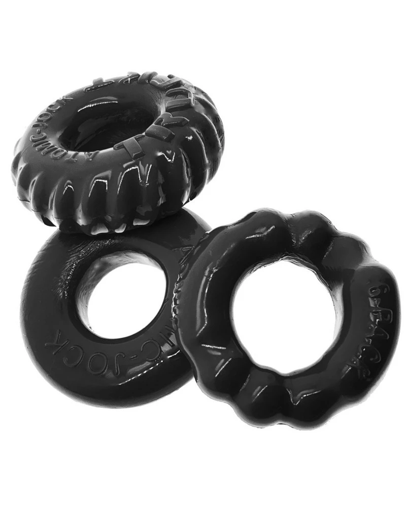 Oxballs Lot De 3 Cockrings Bonemaker Noirs 6 Oxballs Lot De 3 Cockrings Bonemaker Noirs – Image 4