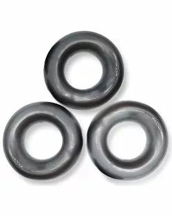 Oxballs Lot De 3 Cockrings Fat Willy Gris