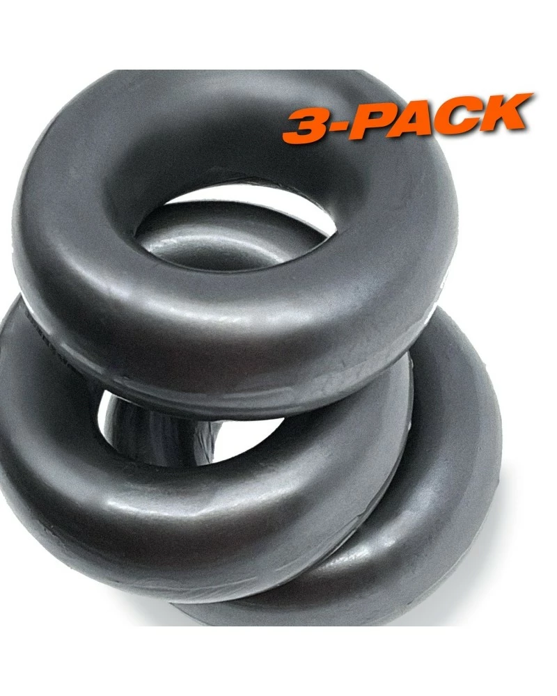 Oxballs Lot De 3 Cockrings Fat Willy Gris 6 Oxballs Lot De 3 Cockrings Fat Willy Gris – Image 4