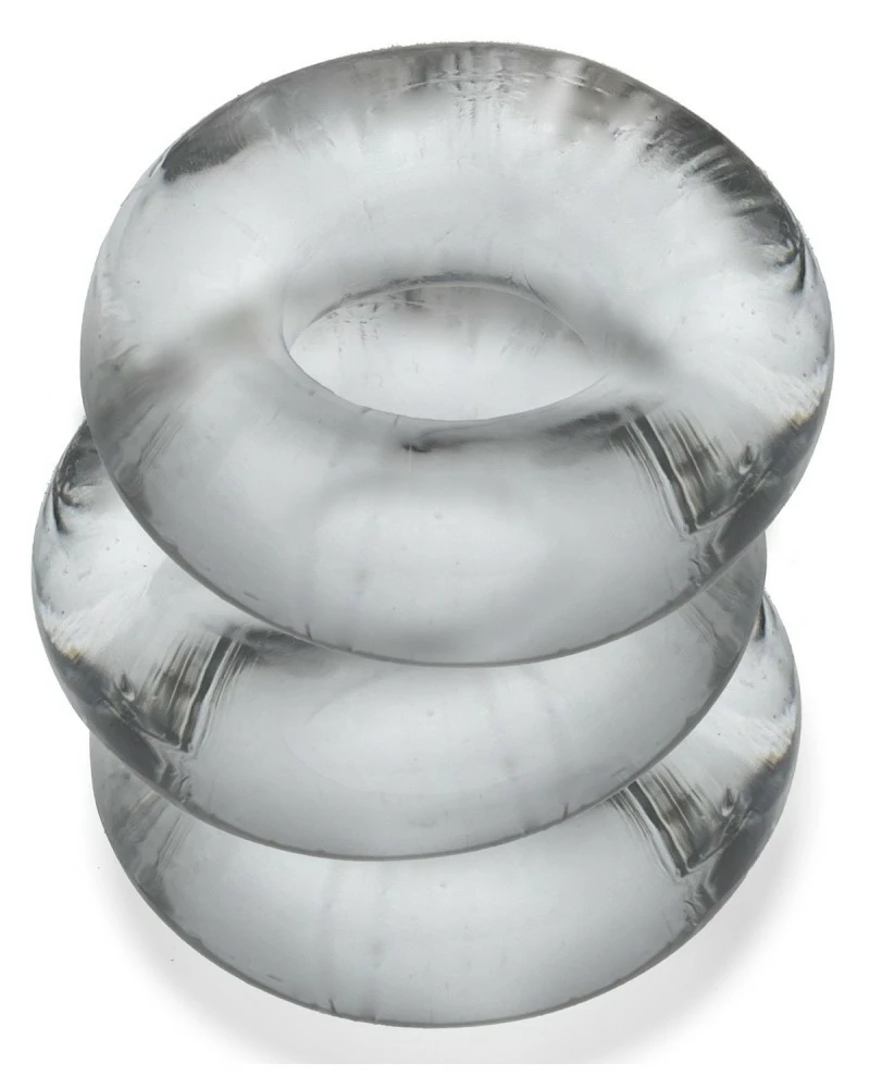 Oxballs Lot De 3 Cockrings Fat Willy Transparents 5 Oxballs Lot De 3 Cockrings Fat Willy Transparents – Image 3