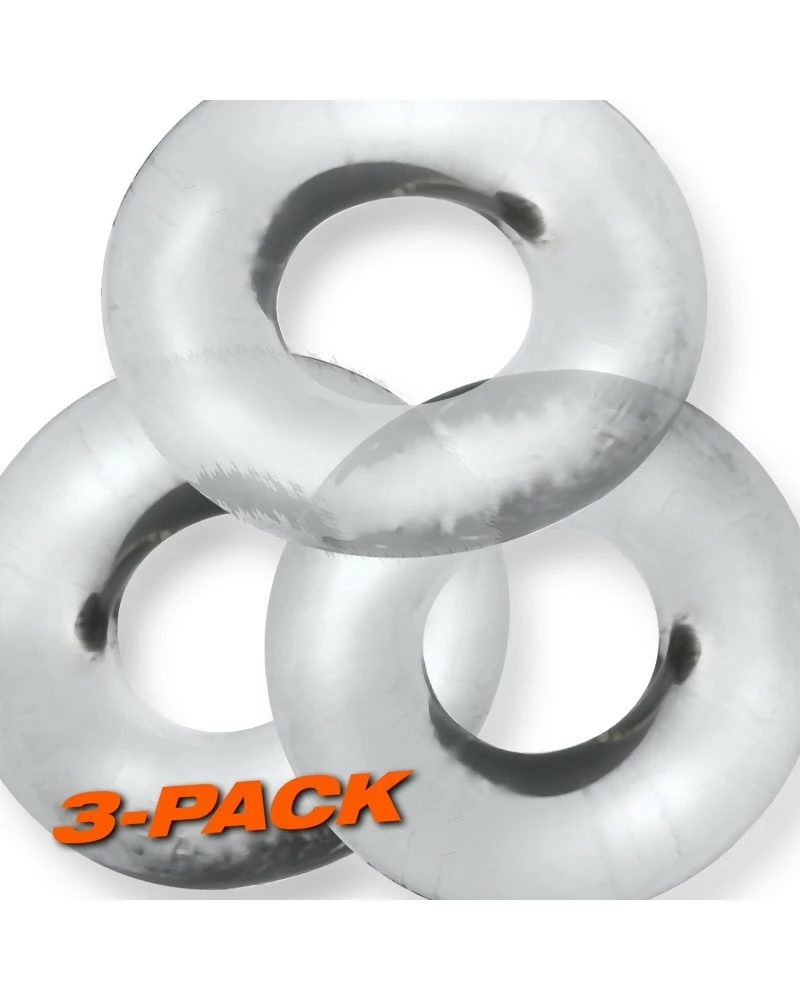 Oxballs Lot De 3 Cockrings Fat Willy Transparents 8 Oxballs Lot De 3 Cockrings Fat Willy Transparents – Image 6