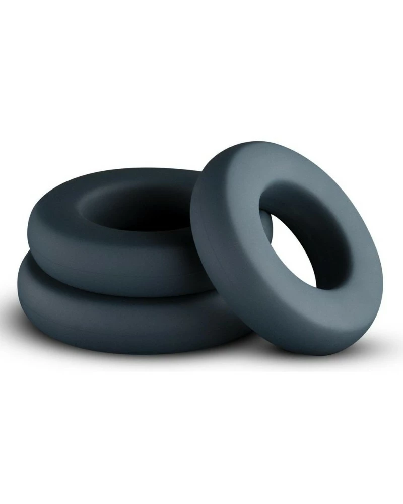 Lot De 3 Cockrings Hefty Boners Gris 4 Lot De 3 Cockrings Hefty Boners Gris – Image 2