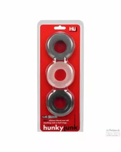H¸nkyjunk By Oxballs Lot De 3 Cockrings Huj Dark 9 H¸nkyjunk By Oxballs Lot De 3 Cockrings Huj Dark -Cockrings Flexibles Soldes Boutique lot de 3 cockrings huj dark 1