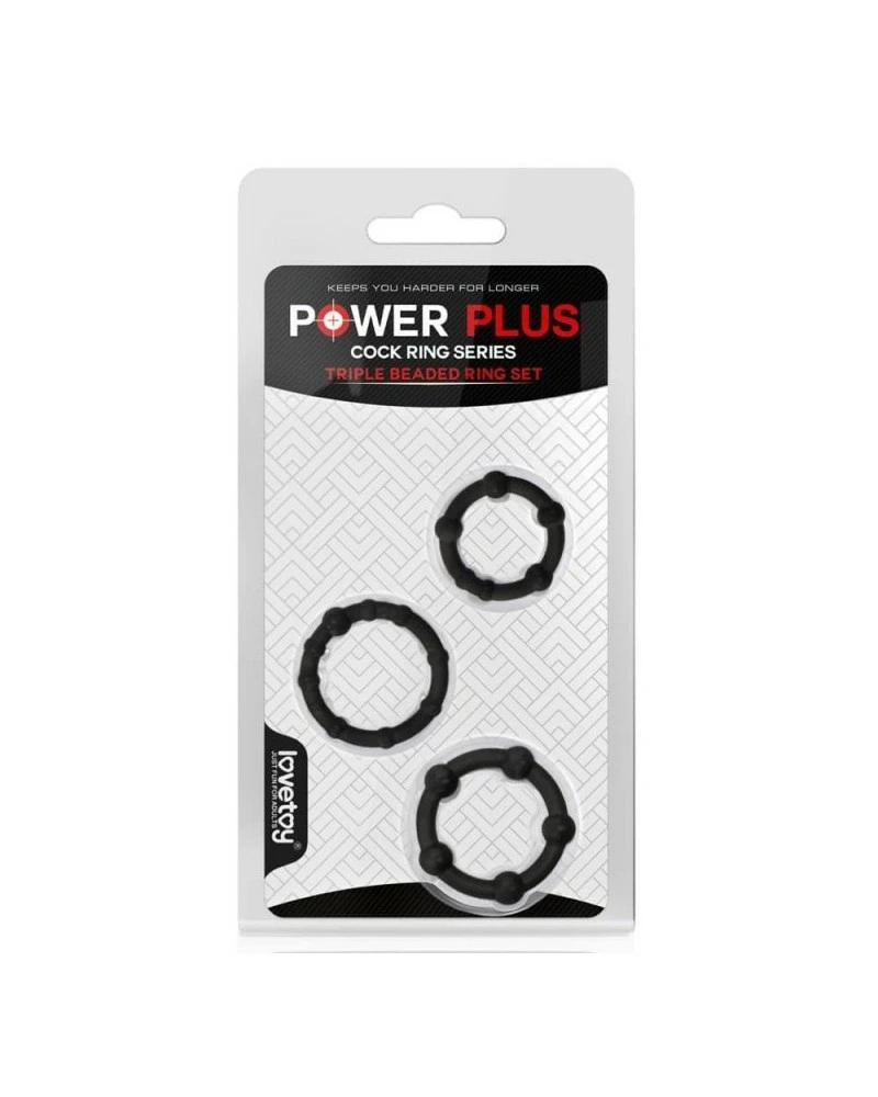 Love Toy Lot De 3 Cockrings Mini Noir 4 Love Toy Lot De 3 Cockrings Mini Noir – Image 2