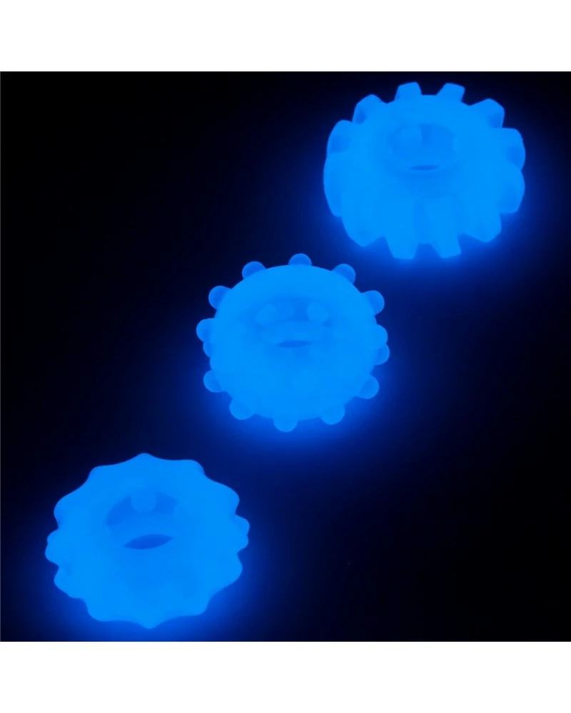 Lot De 3 Cockrings Phosphorescents Lumino 4cm 11 Lot De 3 Cockrings Phosphorescents Lumino 4cm – Image 9