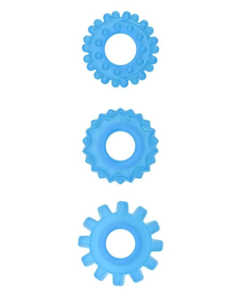 Lot De 3 Cockrings Phosphorescents Lumino 4cm 3 Lot De 3 Cockrings Phosphorescents Lumino 4cm