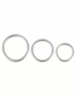 You2Toys Lot De 3 Cockrings Silicone Thin Ring Gris