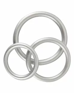 You2Toys Lot De 3 Cockrings Silicone Thin Ring Gris -Cockrings Flexibles Soldes Boutique lot de 3 cockrings silicone thin ring gris 3