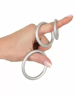 You2Toys Lot De 3 Cockrings Silicone Thin Ring Gris -Cockrings Flexibles Soldes Boutique lot de 3 cockrings silicone thin ring gris 4