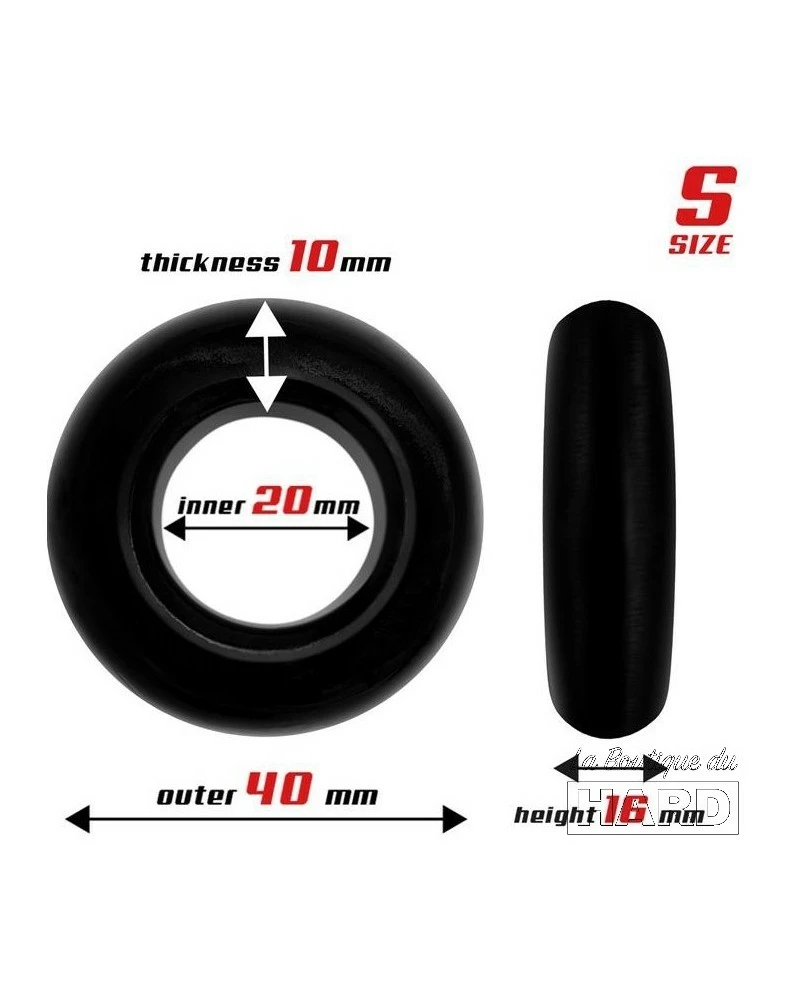 Beast Rings Lot De 3 Cockrings Souples Beast Ring Noirs 5 Beast Rings Lot De 3 Cockrings Souples Beast Ring Noirs – Image 3