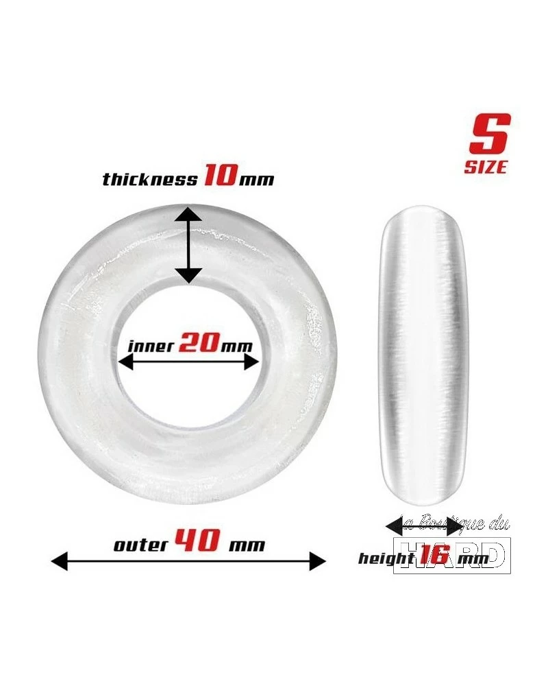 Lot De 3 Cockrings Souples Beast Rings Transparents 5 Lot De 3 Cockrings Souples Beast Rings Transparents – Image 3