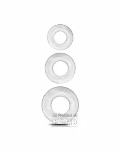 Lot De 3 Cockrings Souples Beast Rings Transparents