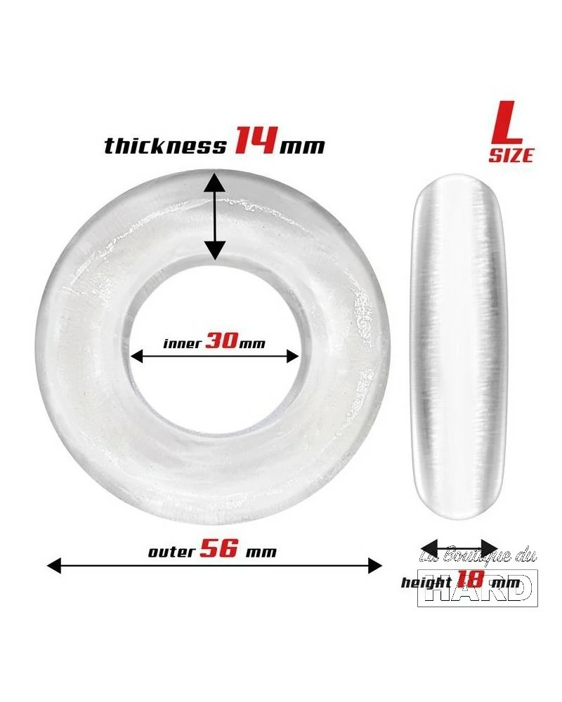 Lot De 3 Cockrings Souples Beast Rings Transparents 7 Lot De 3 Cockrings Souples Beast Rings Transparents – Image 5