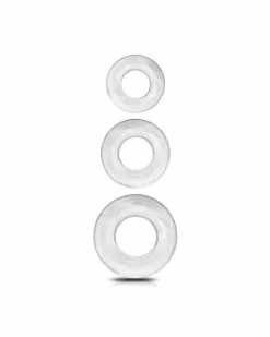 Lot De 3 Cockrings Souples Beast Rings Transparents