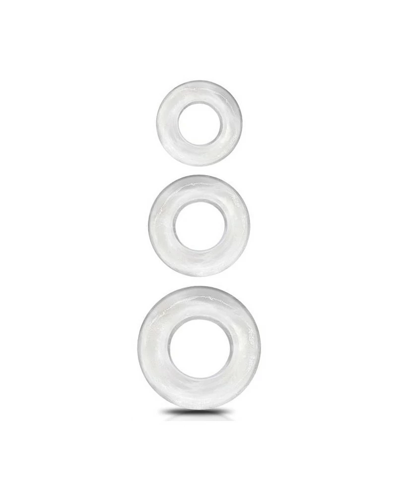 Lot De 3 Cockrings Souples Beast Rings Transparents 3 Lot De 3 Cockrings Souples Beast Rings Transparents