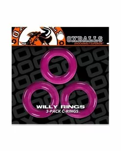 Oxballs Lot De 3 Cockrings Willy Rings Rose 6 Oxballs Lot De 3 Cockrings Willy Rings Rose -Cockrings Flexibles Soldes Boutique lot de 3 cockrings willy rings rose 1