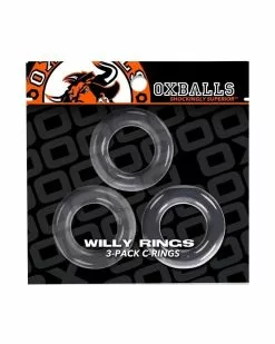 Oxballs Lot De 3 Cockrings Willy Rings Transparents 6 Oxballs Lot De 3 Cockrings Willy Rings Transparents -Cockrings Flexibles Soldes Boutique lot de 3 cockrings willy rings transparents 1