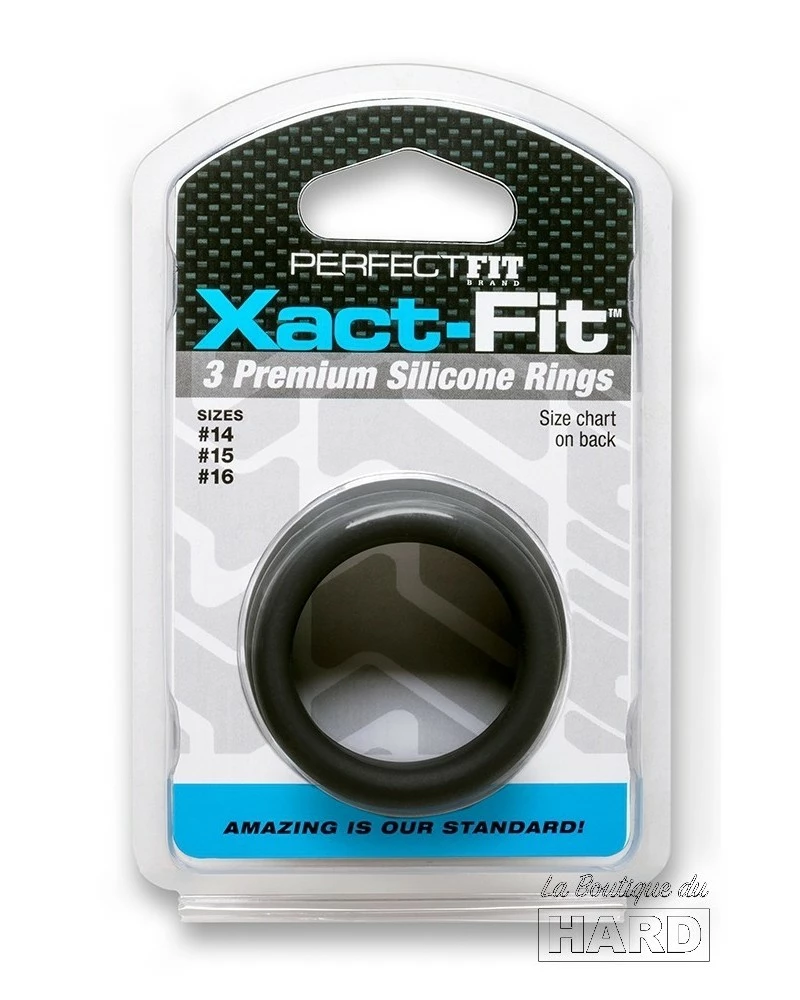 Perfect Fit Lot De 3 Cockrings Xact-Fit S-M 4 Perfect Fit Lot De 3 Cockrings Xact-Fit S-M – Image 2