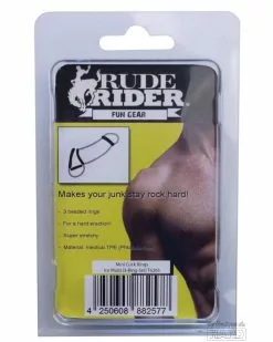 Rude Rider Lot De 3 Mini Cockrings Donut -Cockrings Flexibles Soldes Boutique lot de 3 mini cockrings donut 3